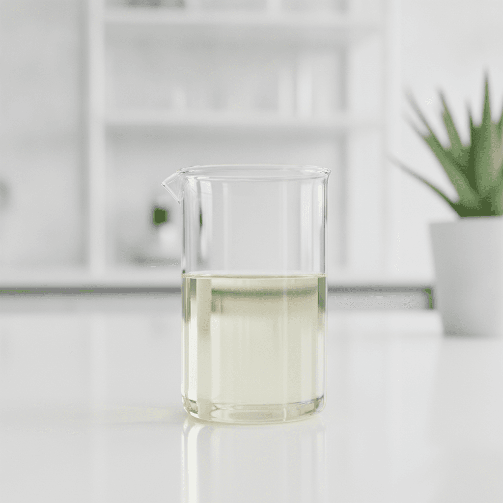 Green leaves intertwining with chemical molecular structures, representing 12-Hydroxy Stearic Acid's role in sustainable industrial practices and ESG.