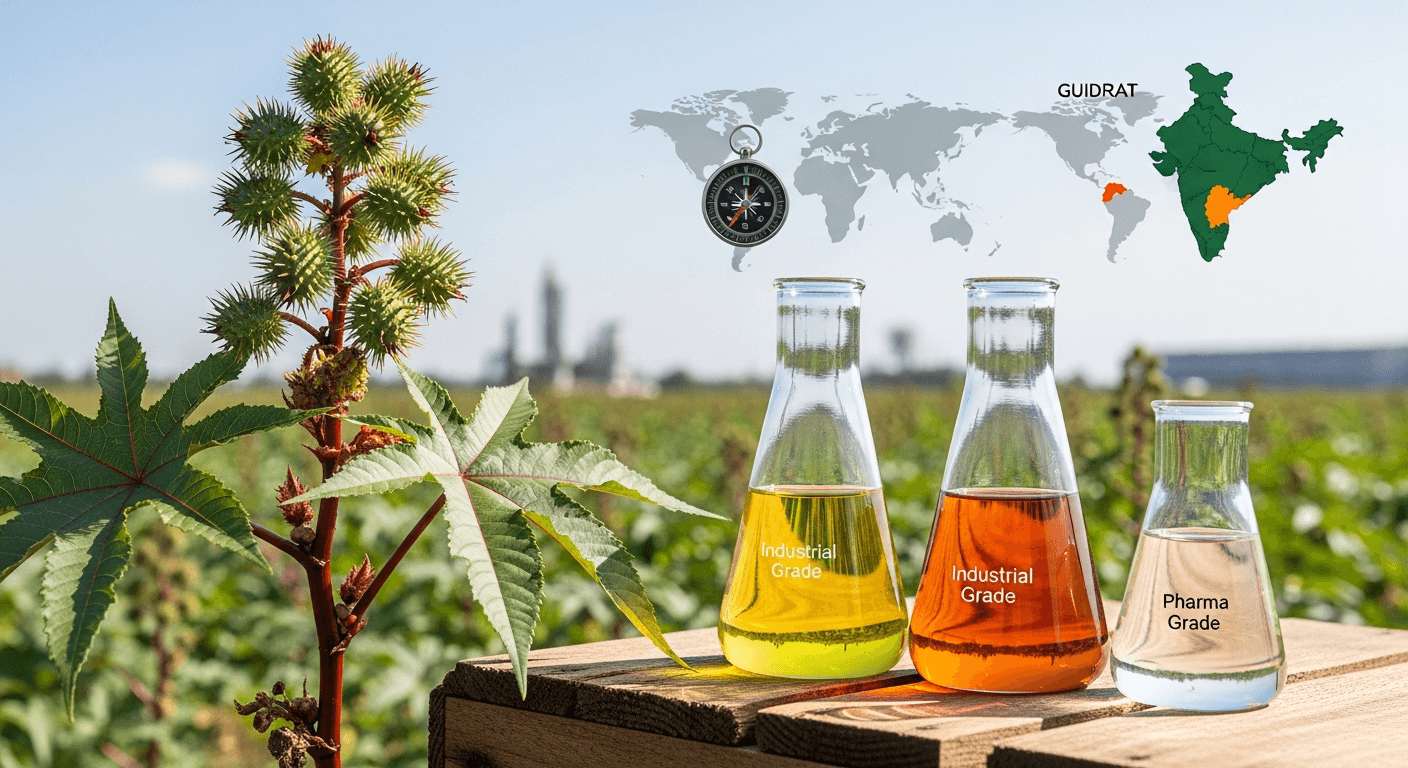 Why Global Buyers Prefer CanCastor .com , A Castor Oil Exporter from Gujarat, India for Industrial and Pharma Grades