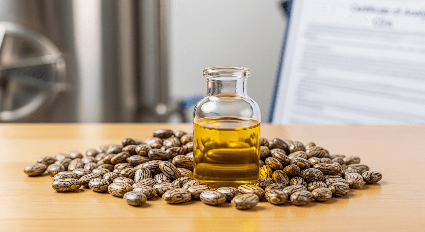 From Farm to Bulk Tank: Quality Assurance and COA Best Practices for Castor Oil Buyers