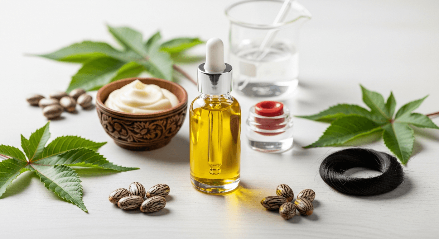 Using Castor Oil in Skin Care, Hair Care, and Color Cosmetics: Key Benefits and Formulation Tips